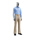 Mens Gurkha Bootcut Pants – Beige - Image 2