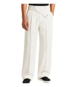 Off-White baggy formal pants for men in Bangladesh