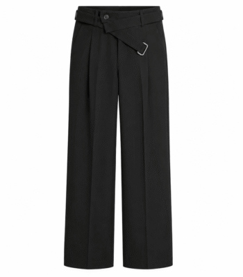 Black Korean baggy pant