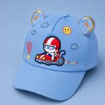 Racing Car Kids Cap | Cotton Baseball Cap with Cute 3D Design