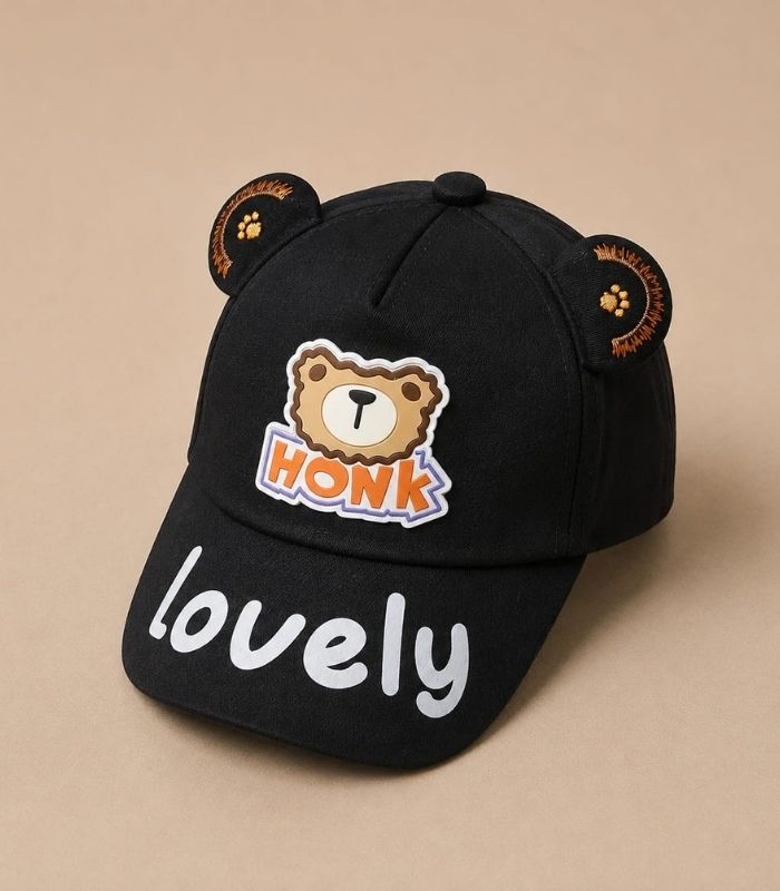 Teddy Bear Kids Cap | Cute Cotton Baseball Cap - Image 1