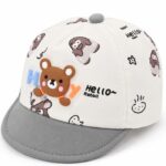 Cute Bear Cartoon Baby Baseball Cap- 0-15 Months