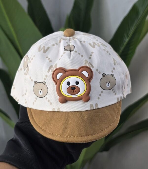 Cute Cartoon Bear Baby Baseball Cap | Newborn-12 Months